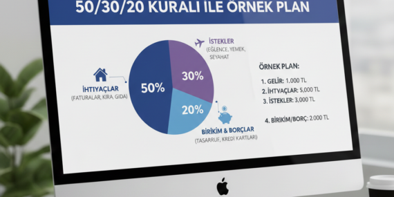 Aylık Bütçe Nasıl Yapılır? 50/30/20 Kuralı İle Örnek Plan